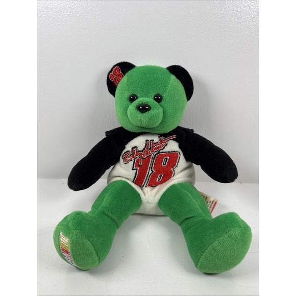 Team Speed Bears Authentic Other - 1999 VTG Bobby Labonte #18 NASCAR Team Speed Bear Authentic Plush Memorabilia‎